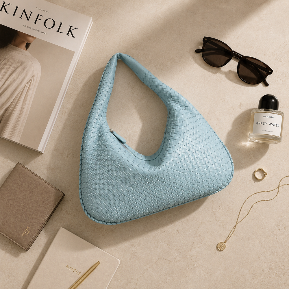 Sienna Woven Shoulder Bag