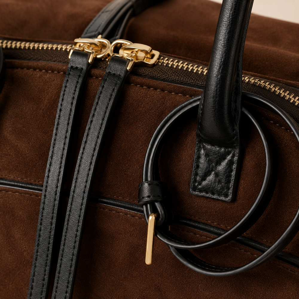 The Verona Suede Carryall