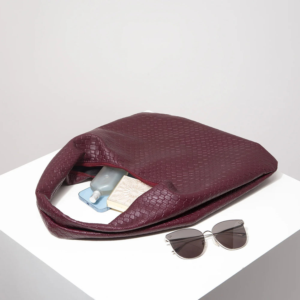 The Woven Crescent Bag
