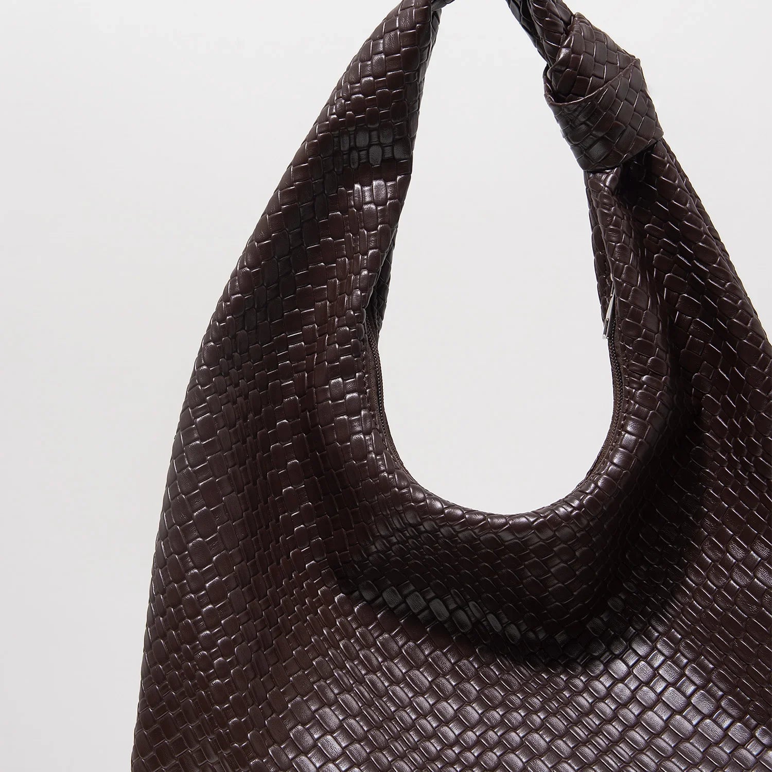 The Woven Crescent Bag
