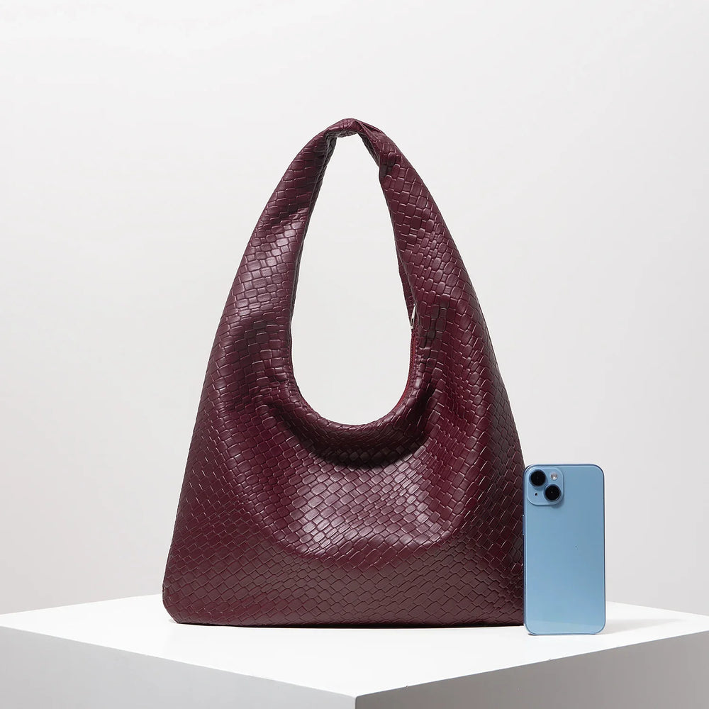 The Woven Crescent Bag