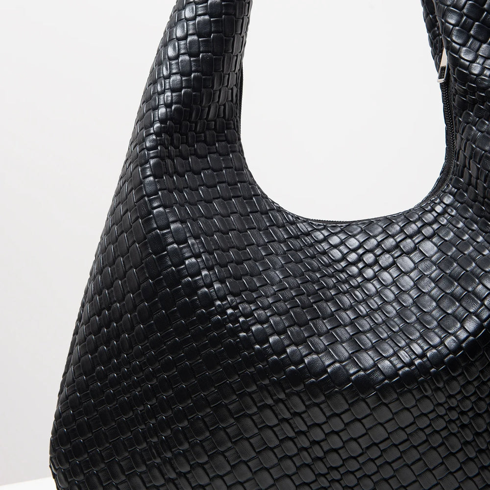 The Woven Crescent Bag
