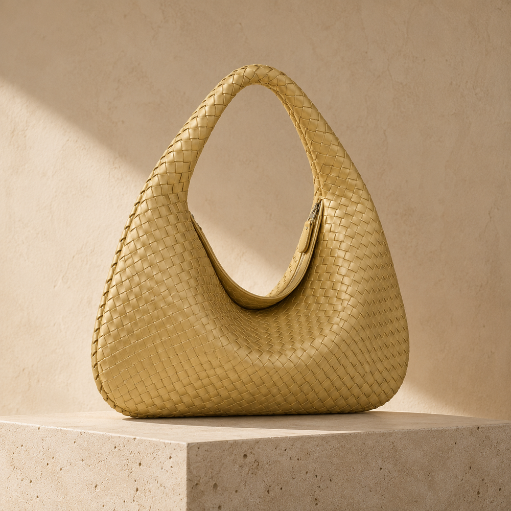 Sienna Woven Shoulder Bag