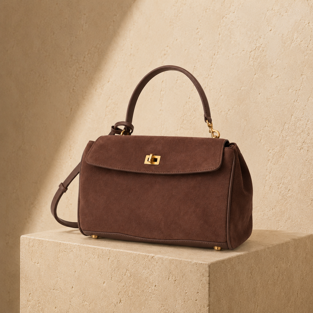 Elara Suede Tote
