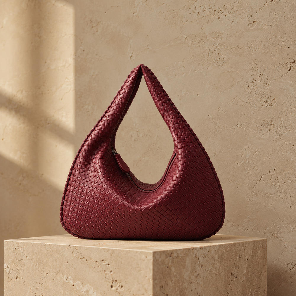 Sienna Woven Shoulder Bag