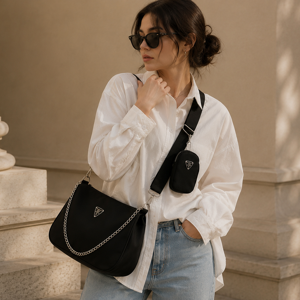 Luna Nylon Shoulder Set