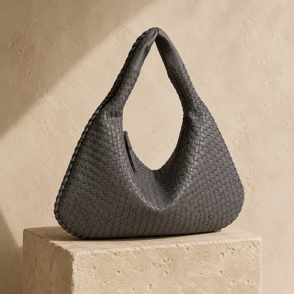 Sienna Woven Shoulder Bag