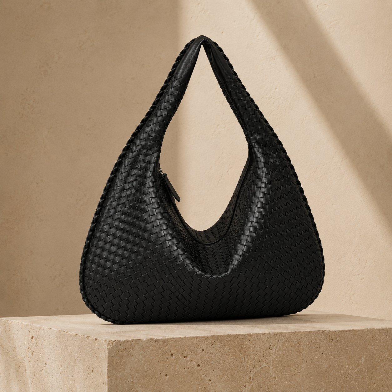 Sienna Woven Shoulder Bag