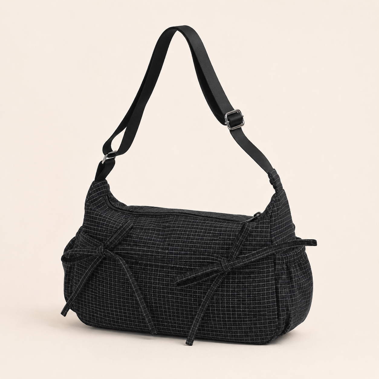 Nela Checkered Shoulder Bag