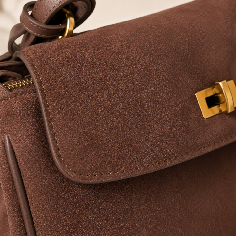 Elara Suede Tote