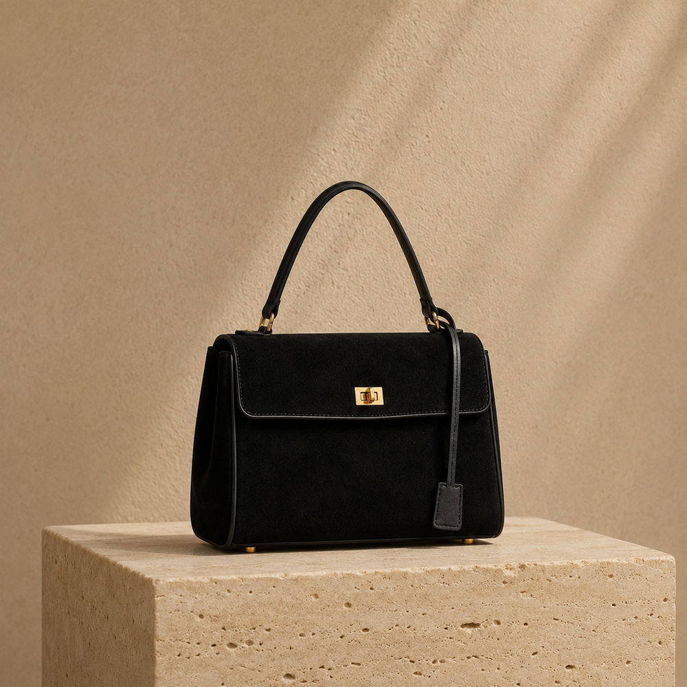 Elara Suede Tote