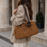The Verona Suede Carryall