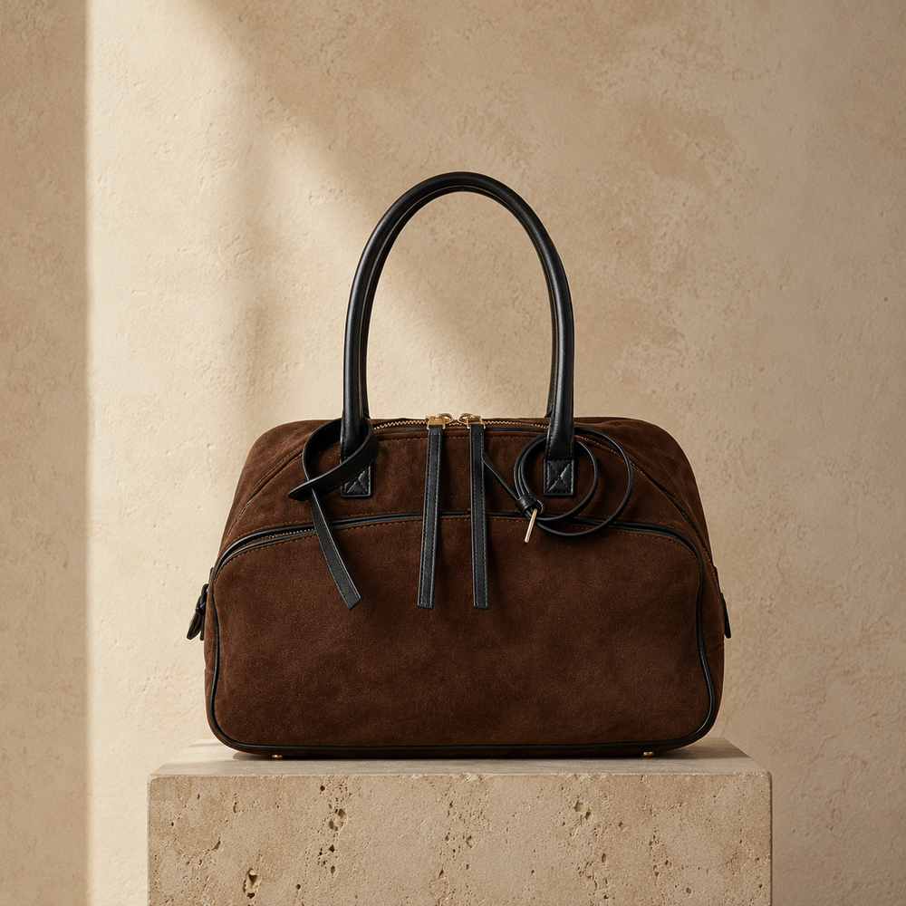 The Verona Suede Carryall
