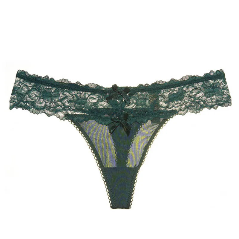 Women's Lace Low-Rise G-String Panties