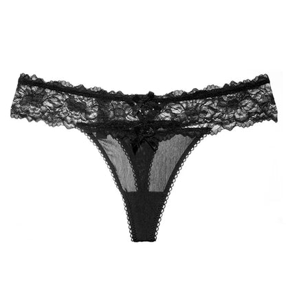 Women's Lace Low-Rise G-String Panties