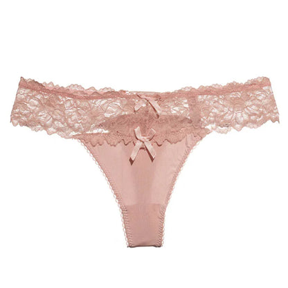 Women's Lace Low-Rise G-String Panties