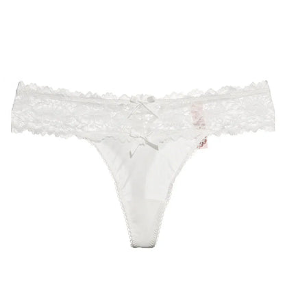 Women's Lace Low-Rise G-String Panties