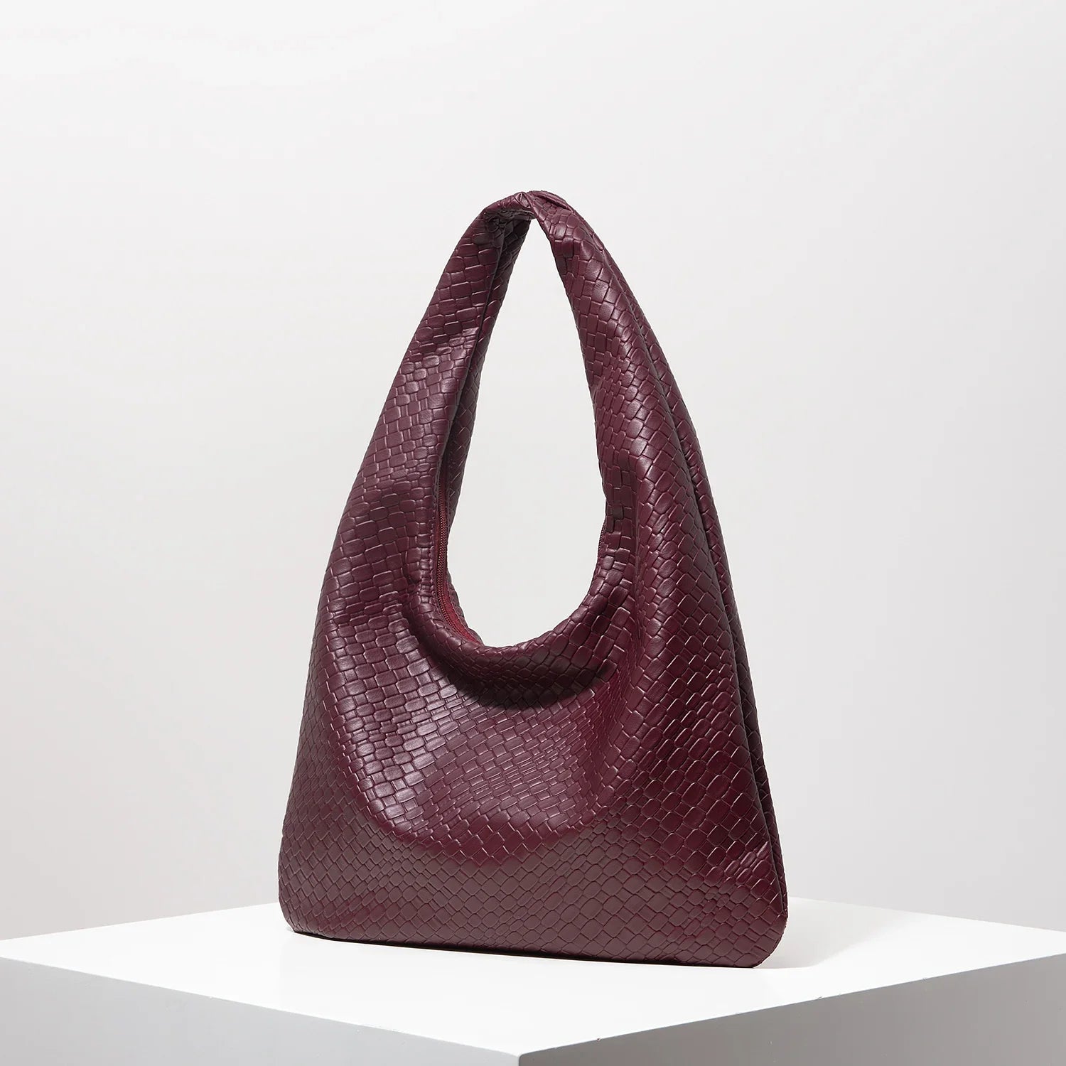 The Woven Crescent Bag