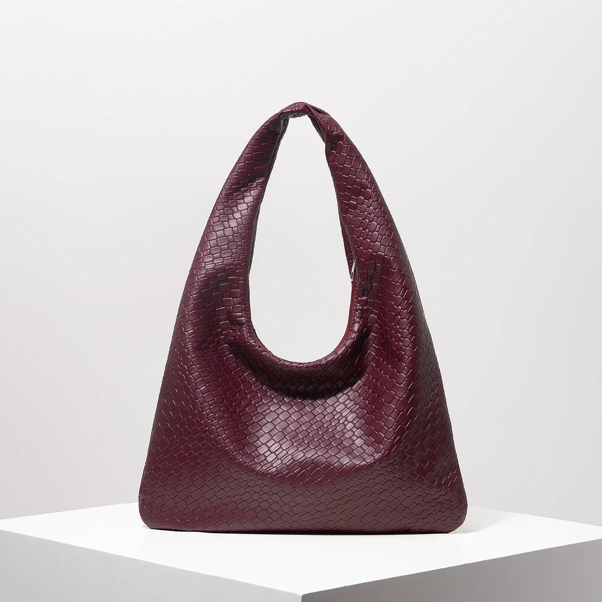 The Woven Crescent Bag