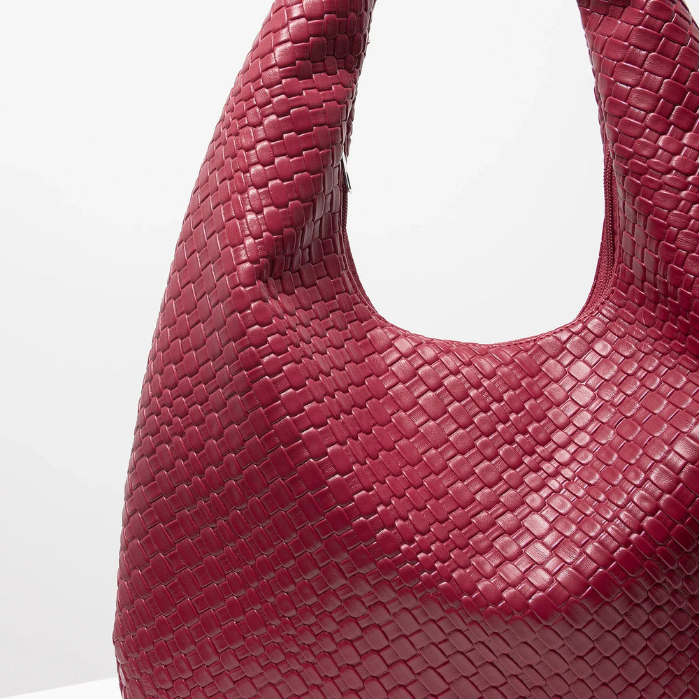 The Woven Crescent Bag