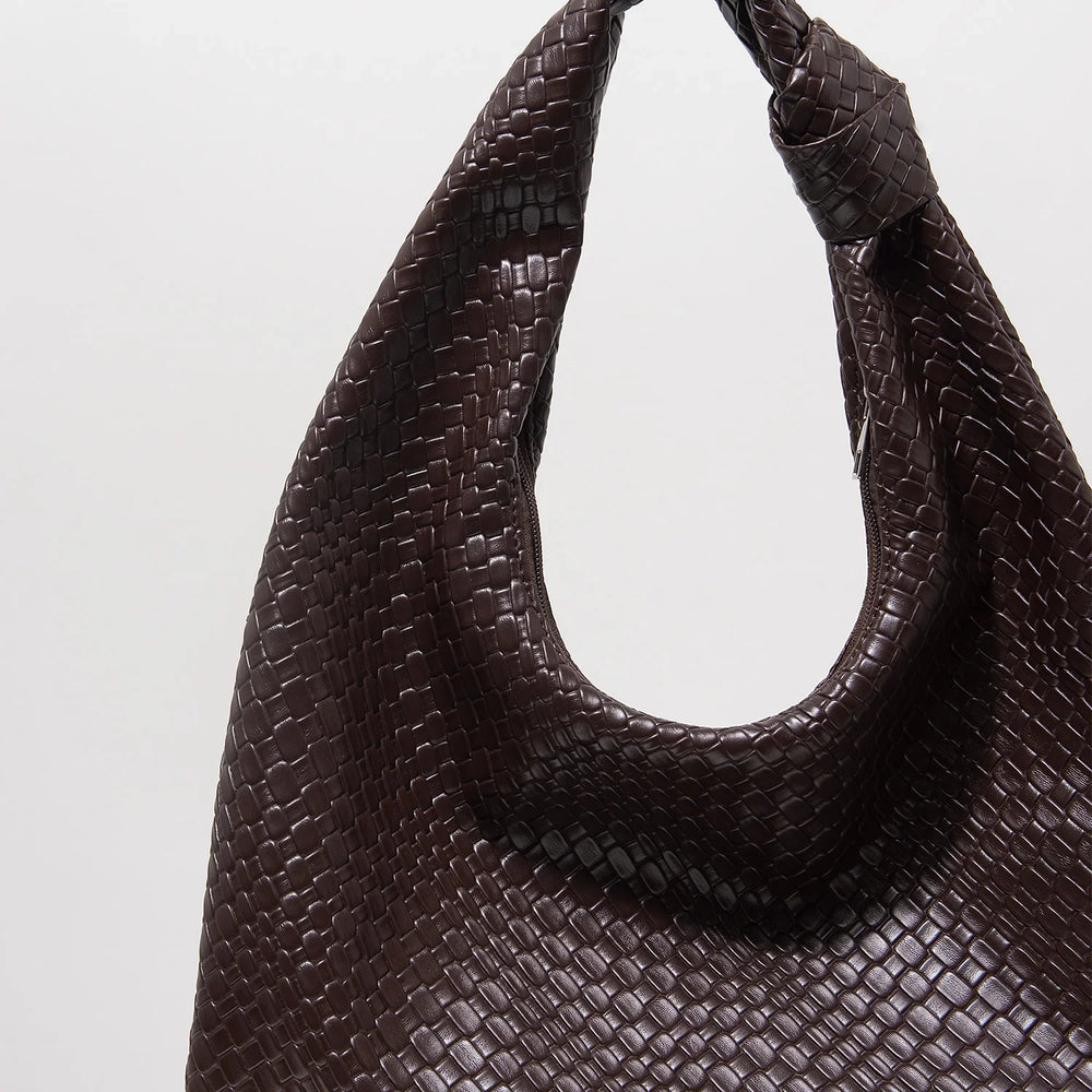 The Woven Crescent Bag