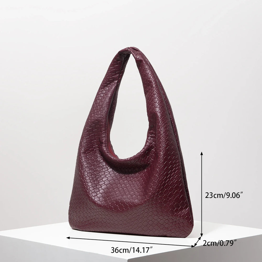 The Woven Crescent Bag