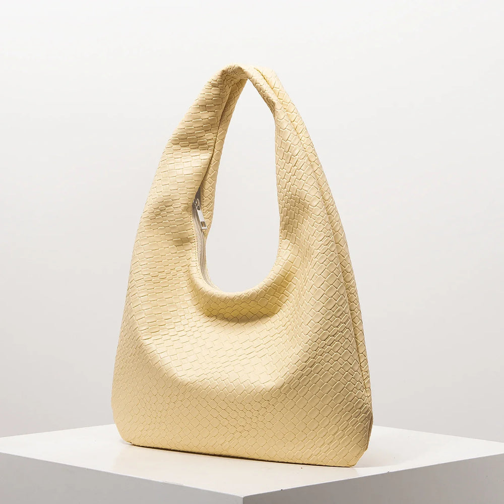 The Woven Crescent Bag