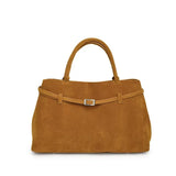 NEW Luxury Brand Rodeo Woman Bags Faux Suede Brown Totes Gold Buckle Shoulder Bags Fashion Women Handbags