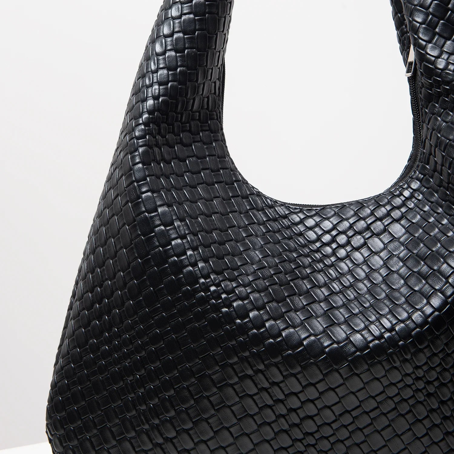 The Woven Crescent Bag