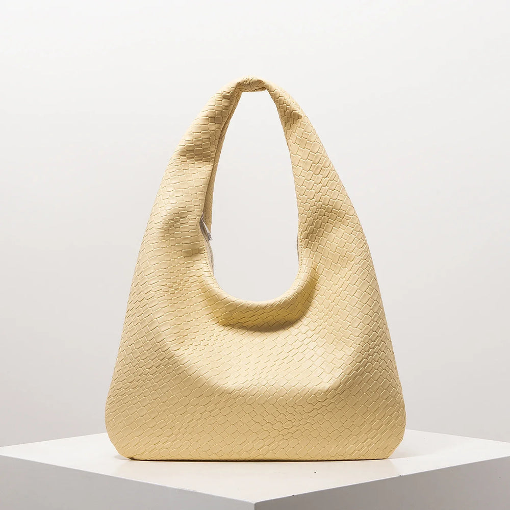 The Woven Crescent Bag