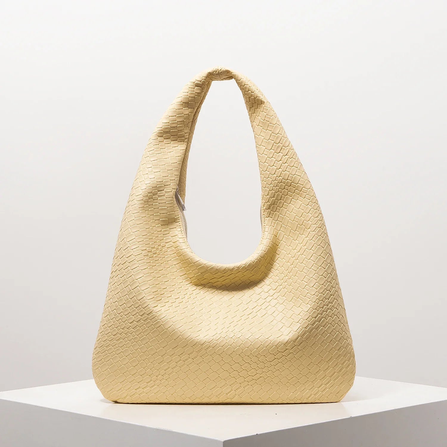 The Woven Crescent Bag