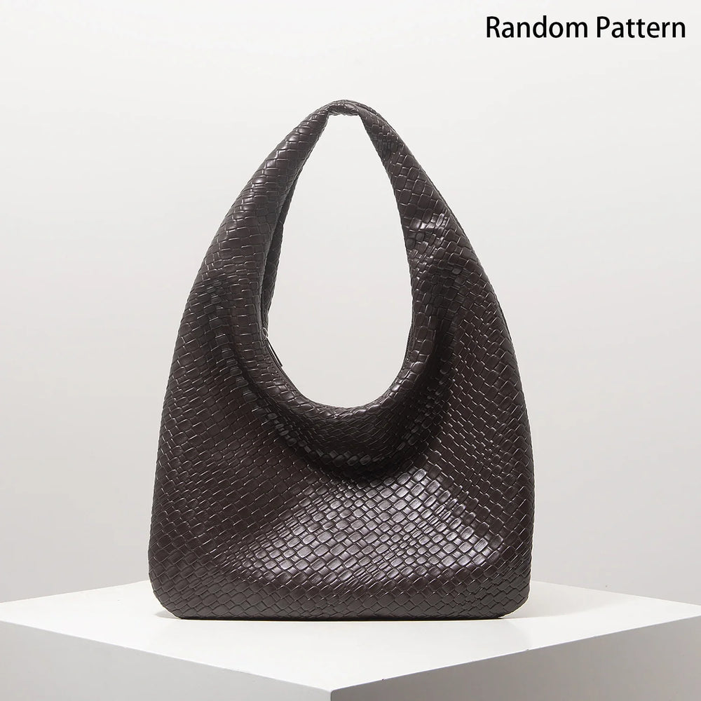 The Woven Crescent Bag