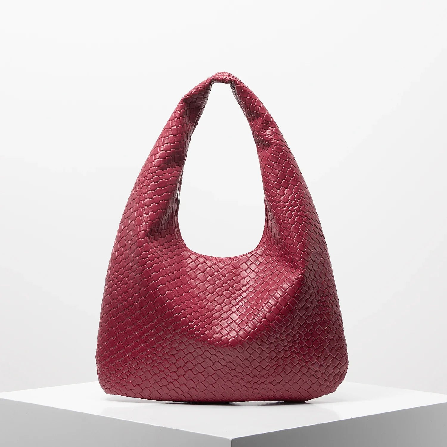 The Woven Crescent Bag