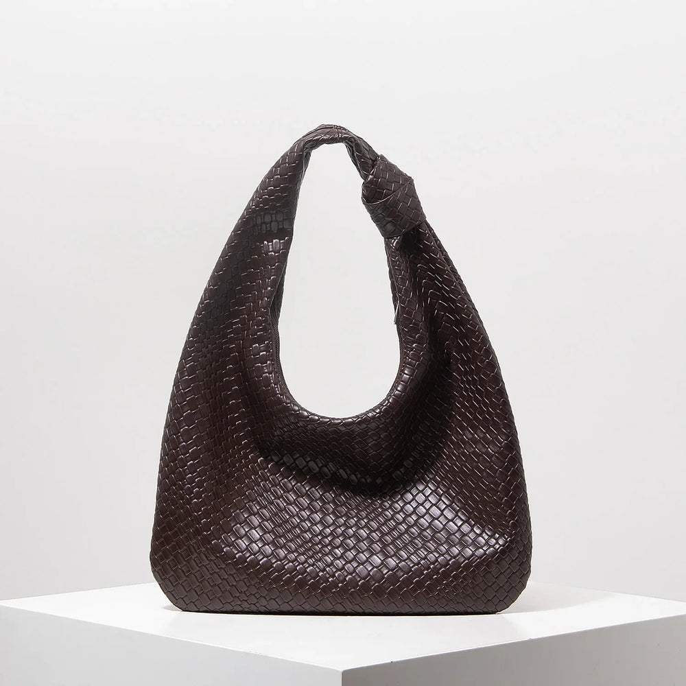 The Woven Crescent Bag