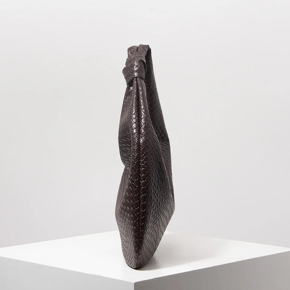 The Woven Crescent Bag
