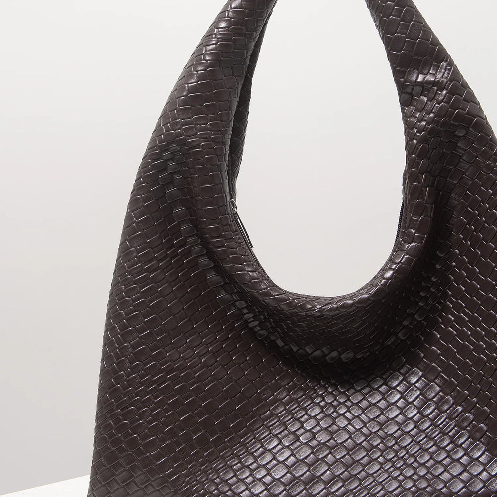 The Woven Crescent Bag