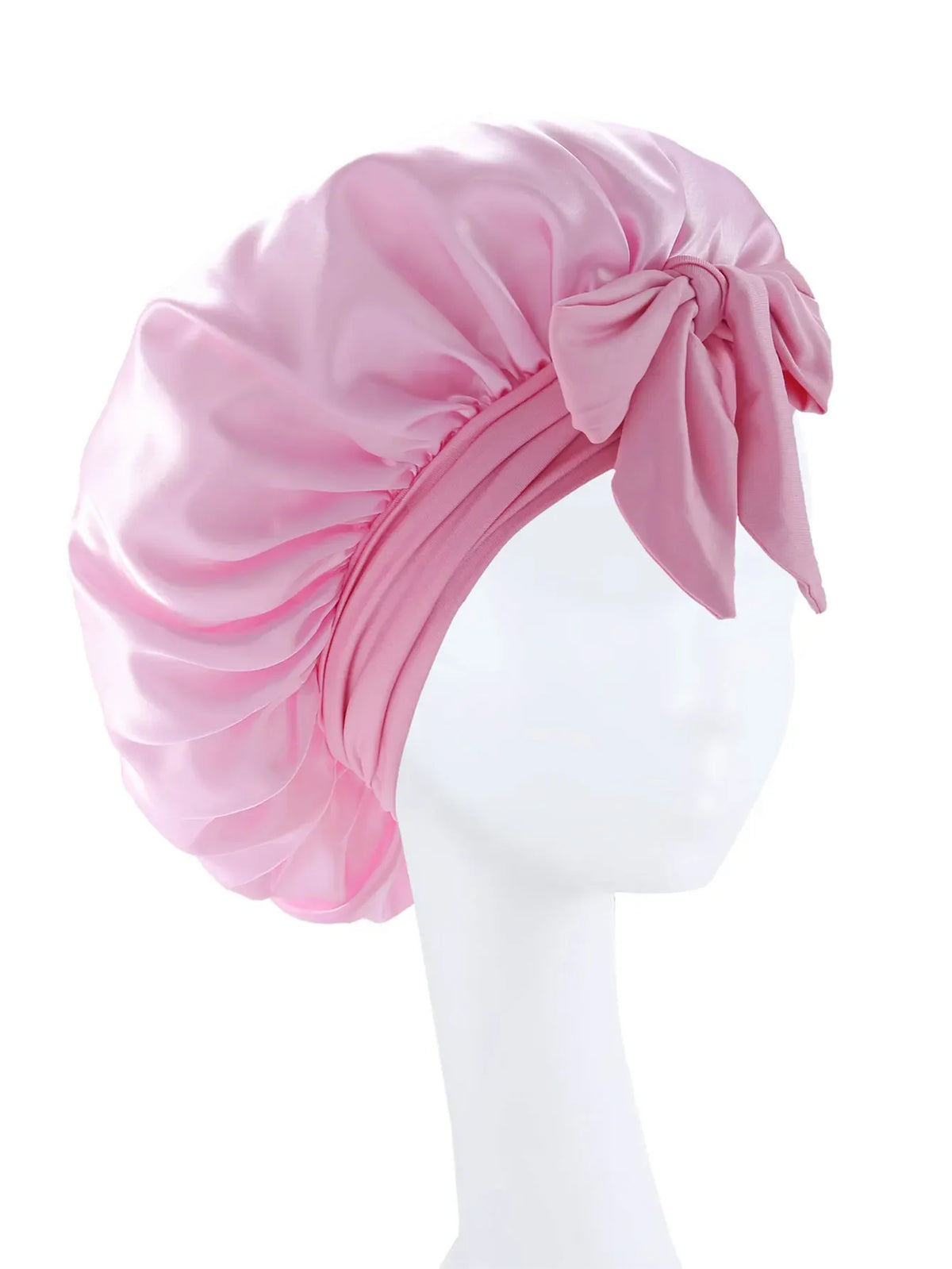 2026 New Silk Bonnet Sleeping Womens Satin Bonnet Hair Night Sleep Cap Tie Band CurlyHat Scarf Wrap Curly Hair Bonnets Beauty