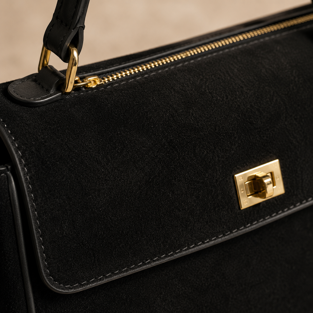Elara Suede Tote