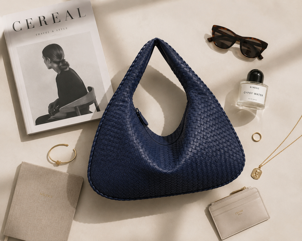 Sienna Woven Shoulder Bag