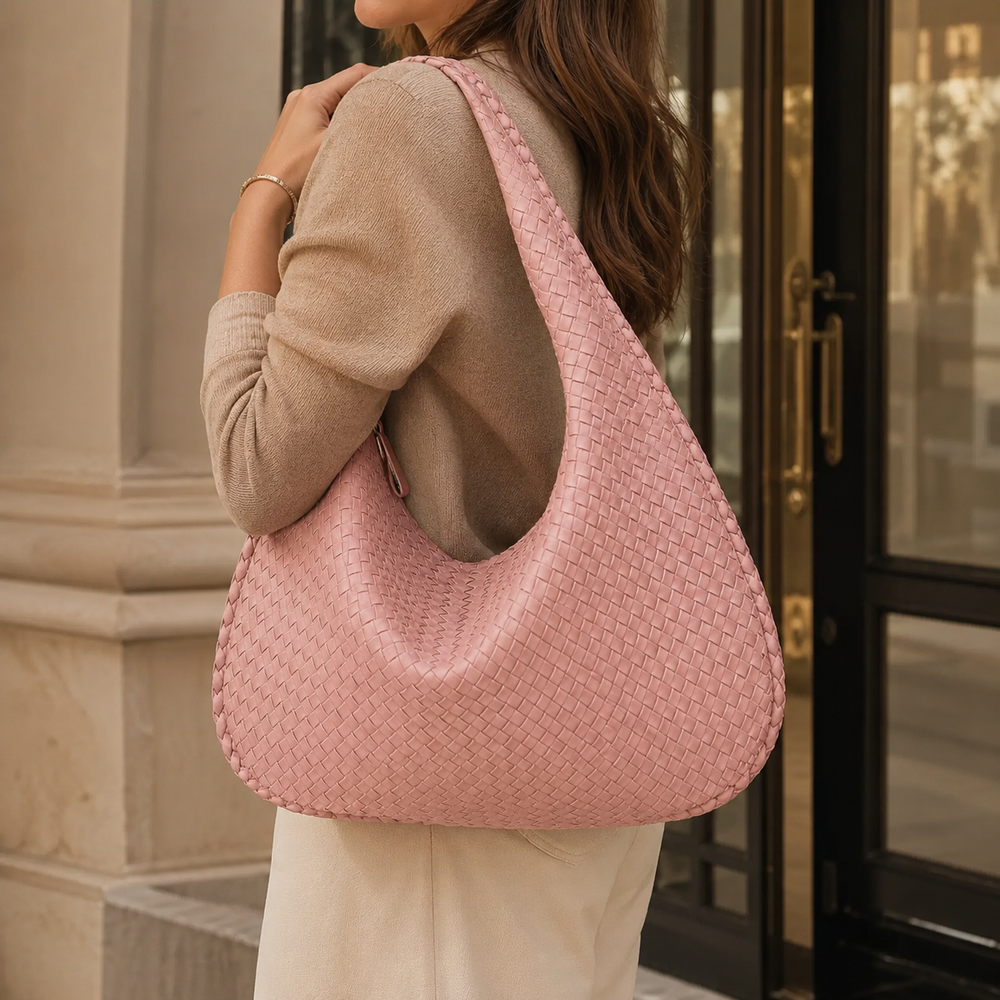 Sienna Woven Shoulder Bag