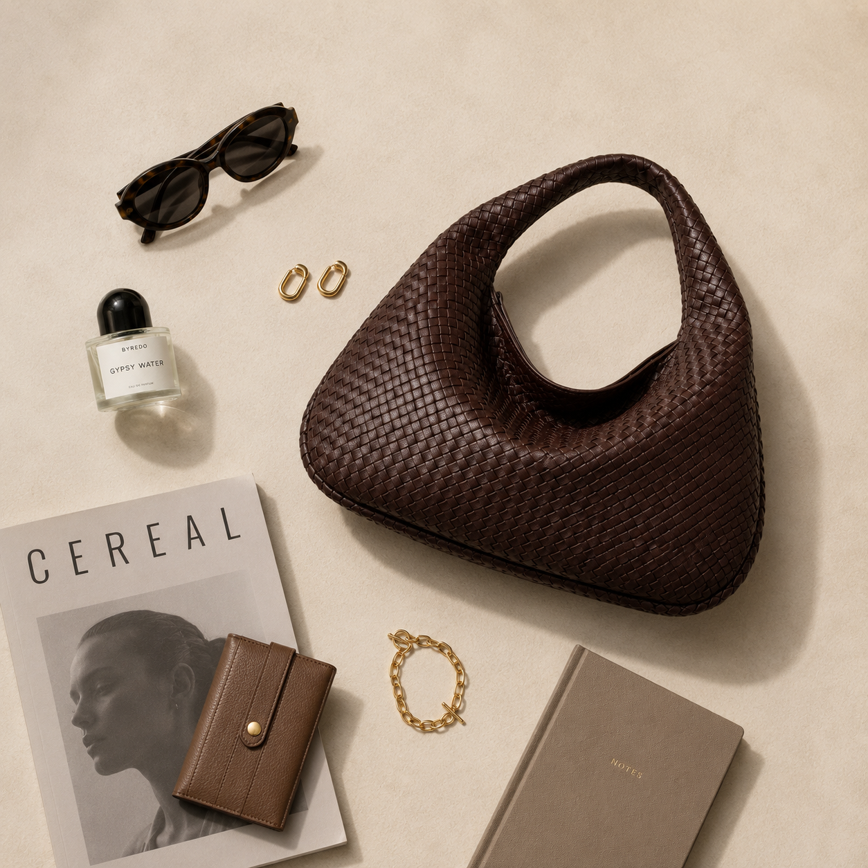 Sienna Woven Shoulder Bag