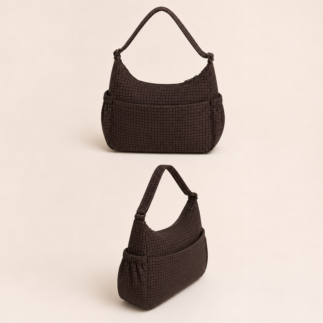 Nela Checkered Shoulder Bag